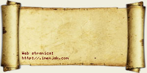 Jasmina Pena vizit kartica